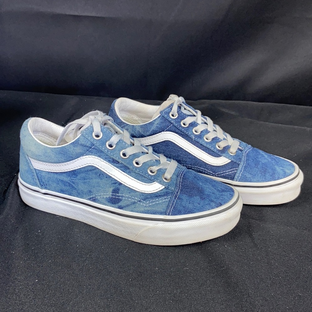 Vans Old Skool Denim Skateboard Shoes (1303)